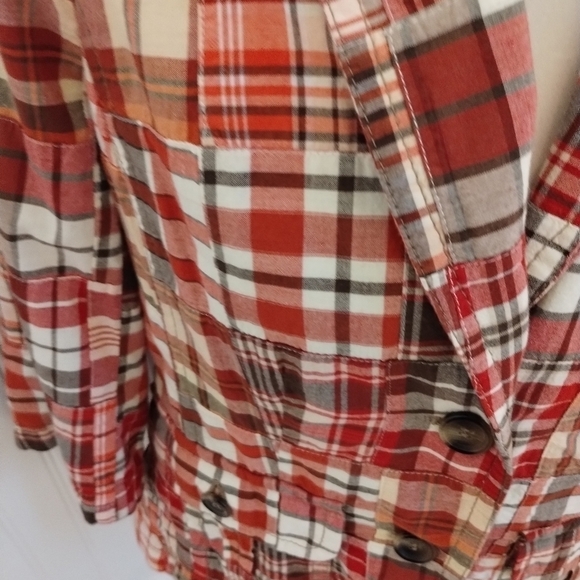 LIZ Claiborne Size Small Plaid Blazer - Picture 3 of 12